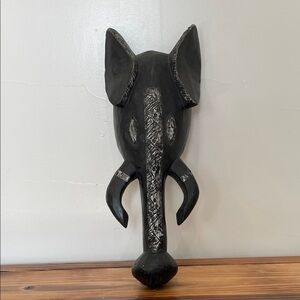 Tribal Babanki Elephant Mask From Cameroon African Wall Hanging